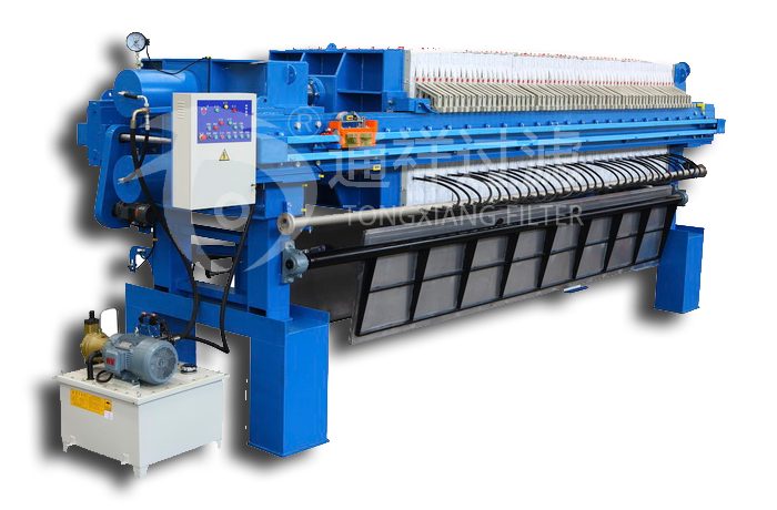 1500翻板高压隔膜压滤机